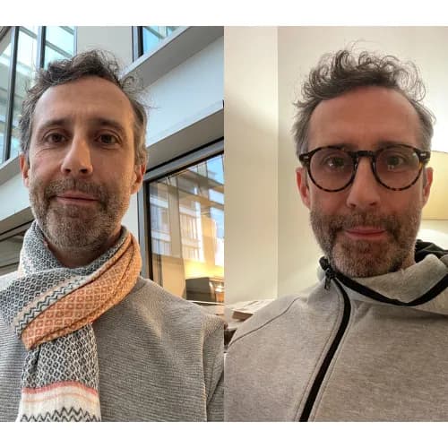 Photos smartphone avant traitement IA