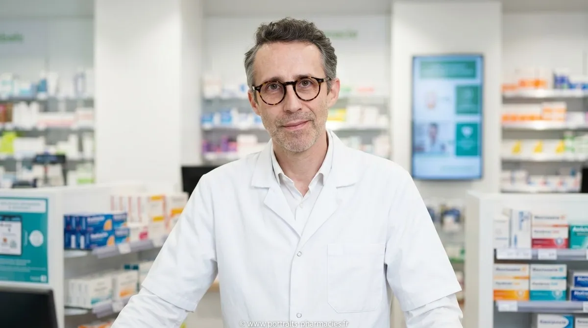 Portrait professionnel, style Corporate Pharmacie